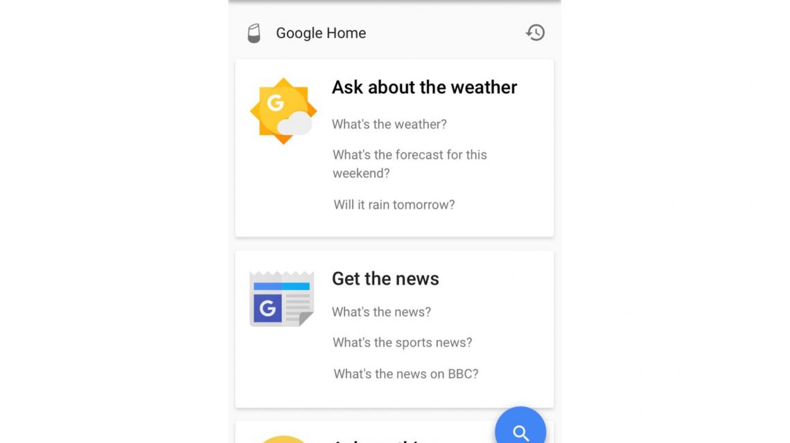Google Home phone-discover