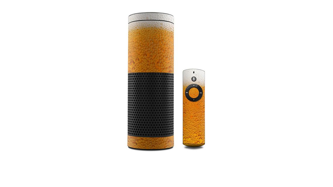 amazon-echo-skin-bier-beer