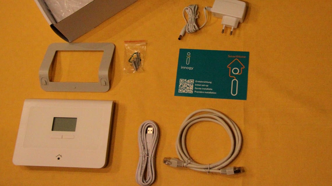 Bauteile der innogy Smarthome Zentrale
