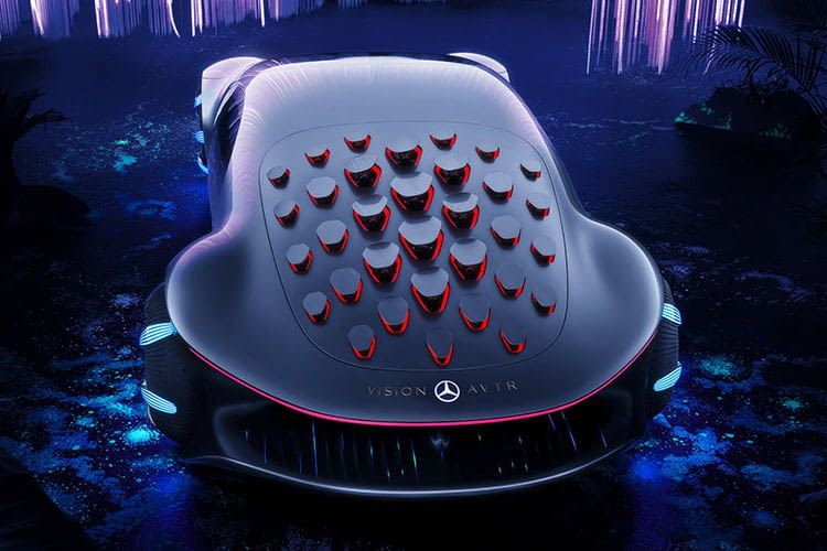 Mercedes-Benz zeigt auf der CES 2020 ein Auto, das in Zusammenarbeit mit den Machern des Films "Avatar" entstand