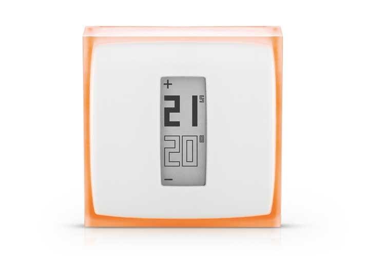 Im Lieferumfang des Netatmo Raumthermostates sind Aufkleber in fünf verschiedenen Farben enthalten