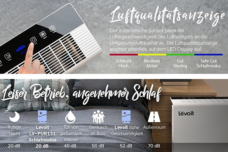 Die Vorteile von Luftreiniger Levoit Air Purifier im Test-Überblick