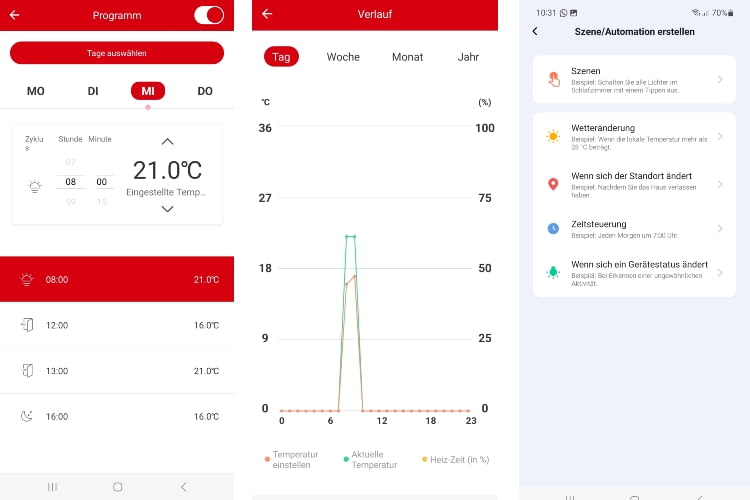 Die Benutzerfreundlichkeit steht bei der Hama-App im Vordergrund