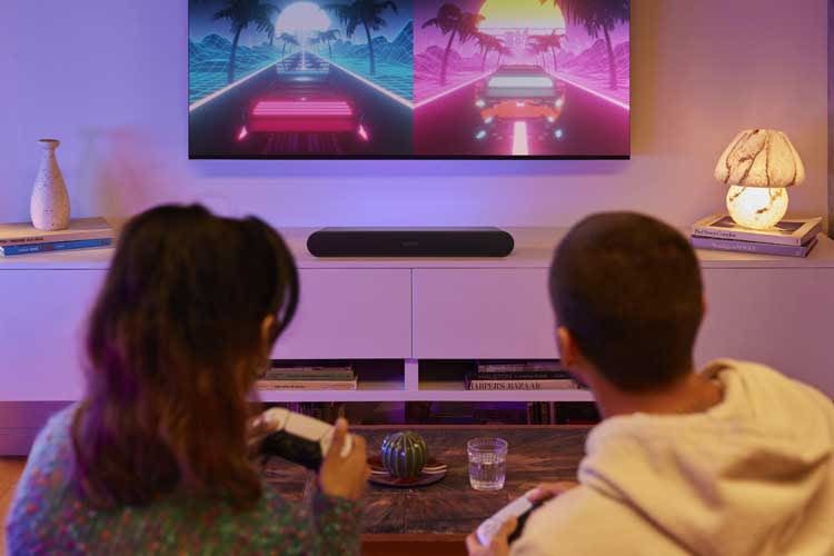 Sonos Ray migliora in modo significativo l'esperienza sonora anche quando si gioca