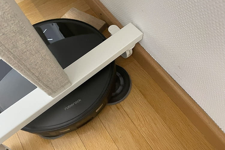 Hier ist der ausfahrbare Mopp gut zu erkennen