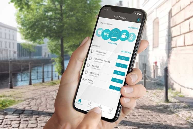 Neben Lampen lässt sich auch die Heizung per App steuern