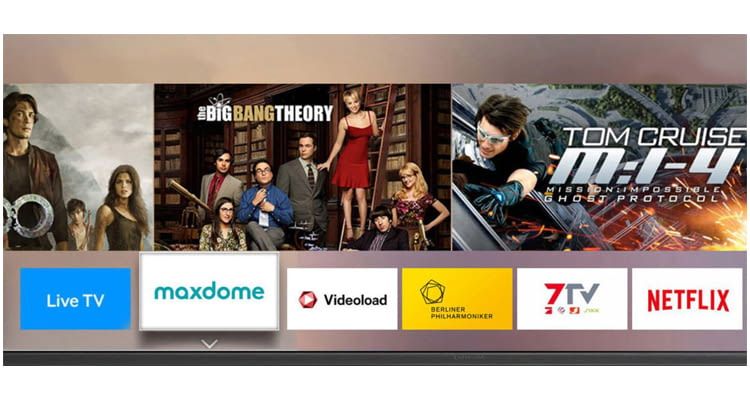 Samsung Smart TVs können unzählige Entertainment-Apps wiedergeben