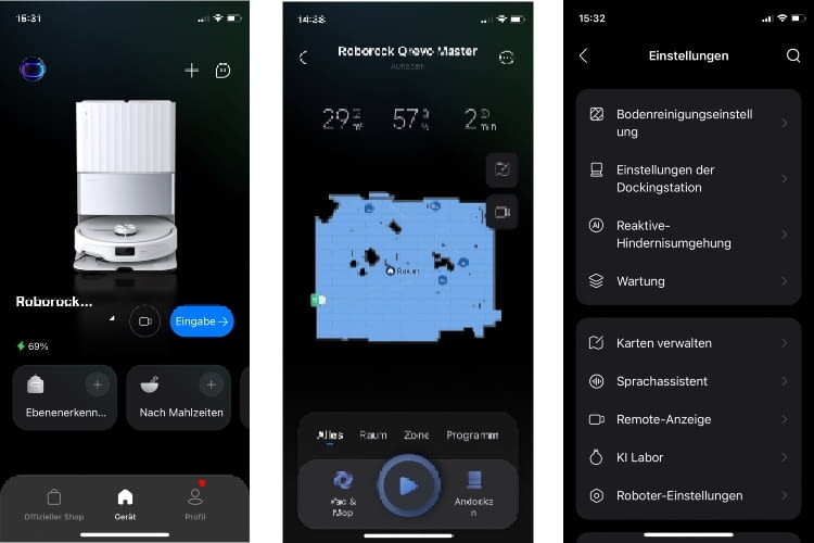 Die Roborock-App bewies wieder einmal, dass sie die beste Saugroboter-App ist