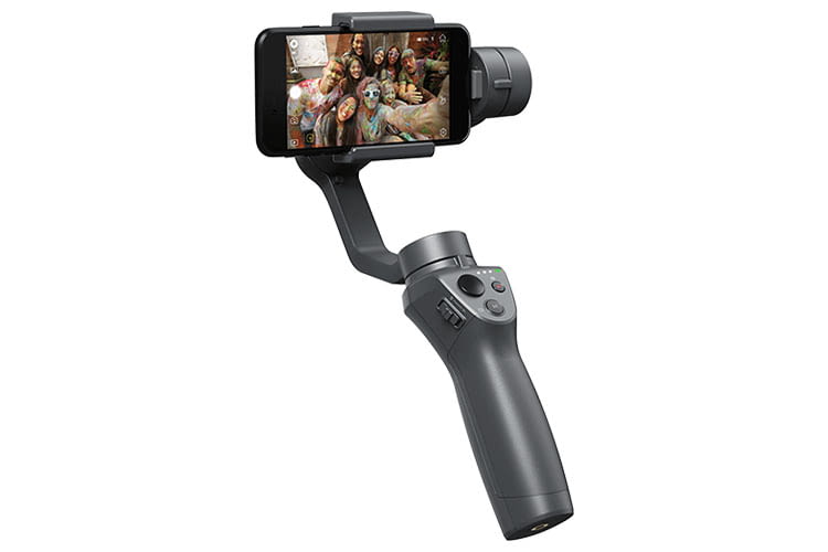 DJI Osmo Mobile 2 ist leichter Smartphone-Gimbal, der auch als Powerbank dient