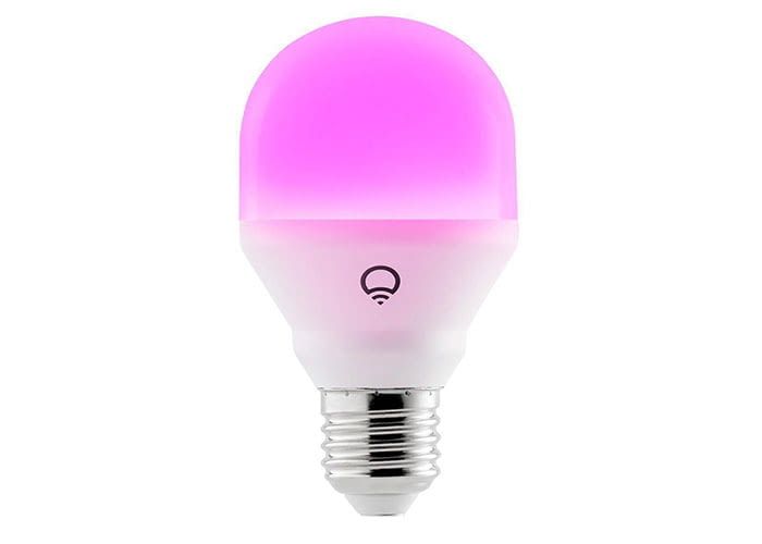 LIFX Mini Colour and White WLAN LED Birne kann in bis zu 16 Millionen verschiedenen Farben leuchten