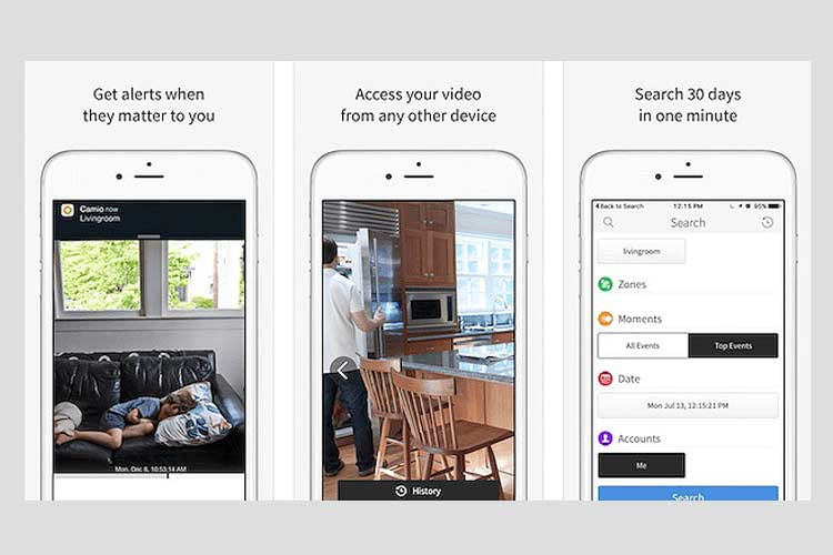 Die Überwachungskamera App Camino sorgt für ein sicheres Gefühl