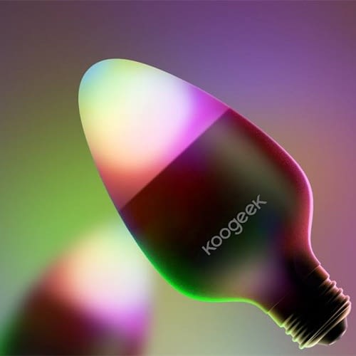 Mit 16 Mio. Farben ermöglicht die WLAN-Glühbirne LB1 smarte Beleuchtung à la Philips Hue