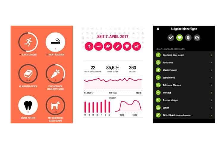 Die eigene Fitness immer unter Kontrolle, mit der Streaks App