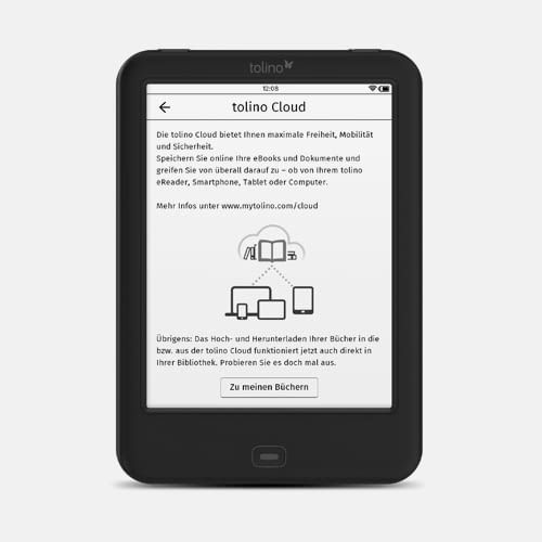 Synchronisiert automatisch: Tolino Shine 2 HD mit Tolino-Cloud