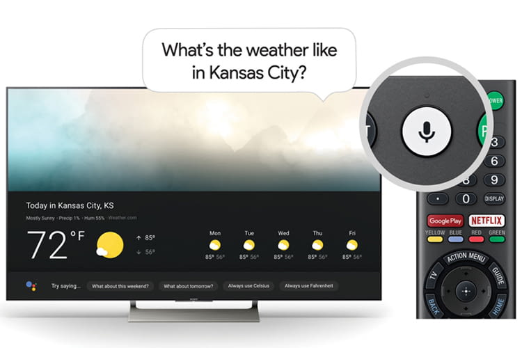 Sonys Android Fernseher Horen Mit Google Assistant Aufs Wort