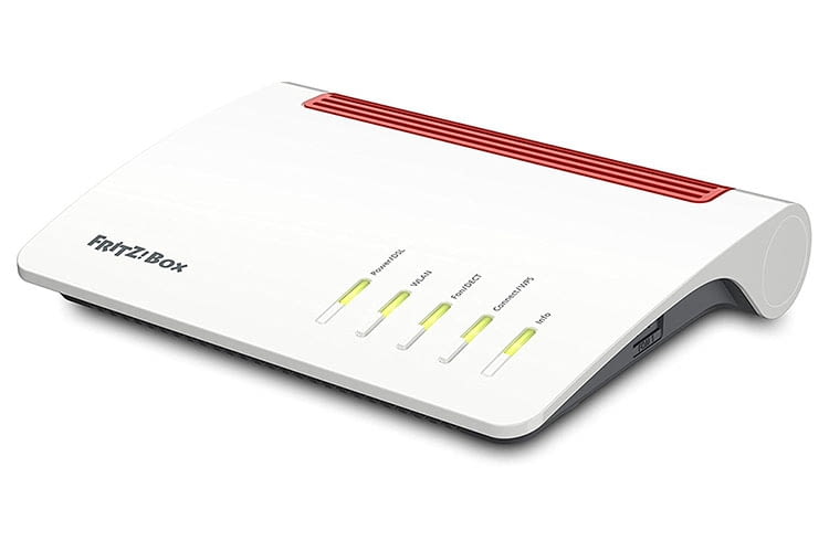 Der VDSL-Router FRITZ!Box 7590 besticht mit klaren Designlinien