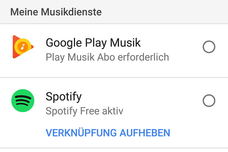 music providers for google home