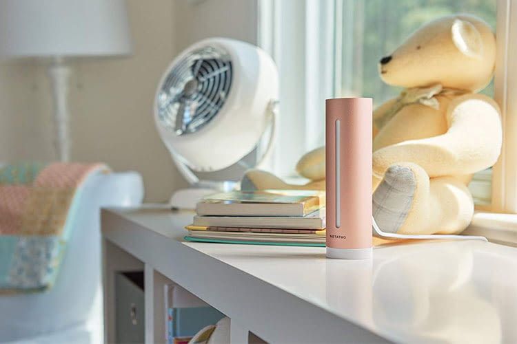 Auch im Kinderzimmer macht der smarte Netatmo Raumsensor eine gute Figur