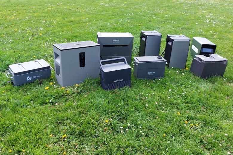 Alle diese Speicher hier hat Solakon (noch) nicht im Angebot