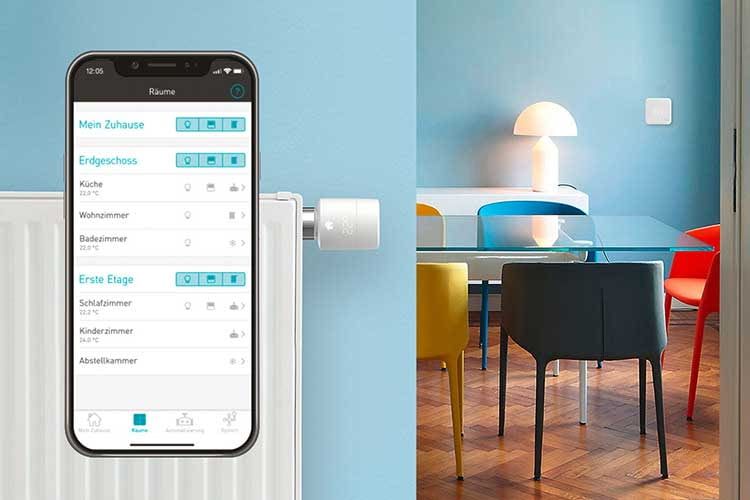 Moderne Thermostate sind einfach per App steuerbar
