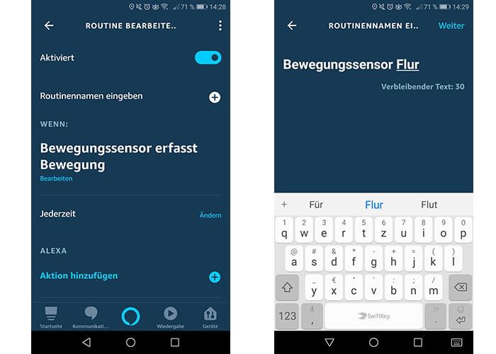 Sind Routinen in der Alexa-App benannt, behalten Nutzer einen guten Überblick