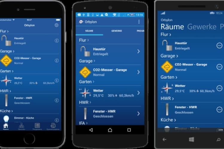 Orbylon per iPhone, iPad, Android e Windows Phone