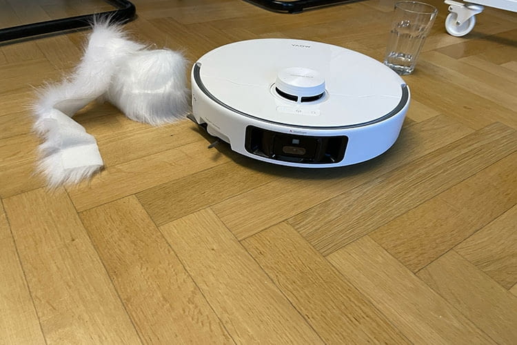 Die sehr gute Hindernisvermeiodung bescherte dem Mova P50 Pro Ultra Bonuspunkte