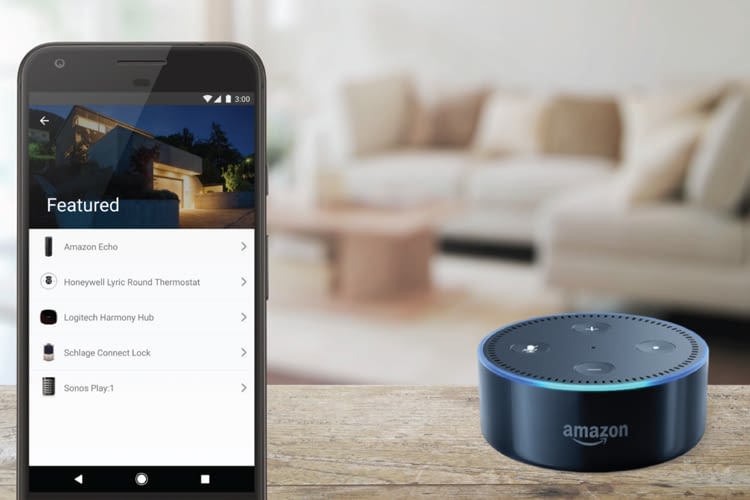 L'app Yonomi consente anche di controllare la musica di Sonos con Alexa.
