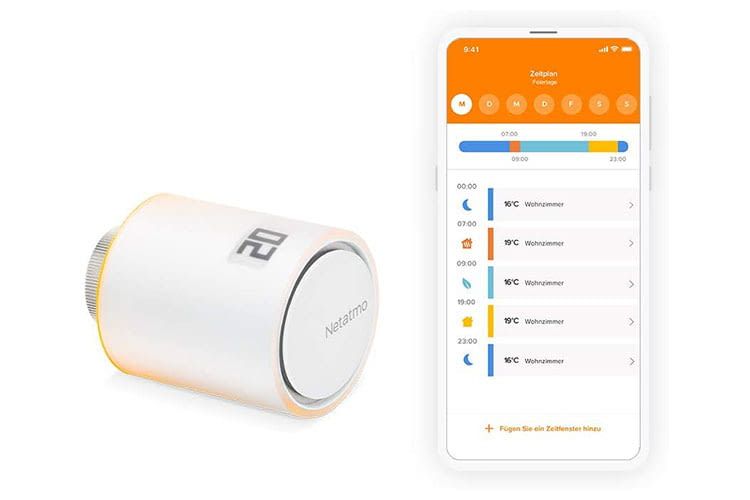 Das Netatmo Smartes Heizkörperthermostat ist eine kleine Design-Ikone