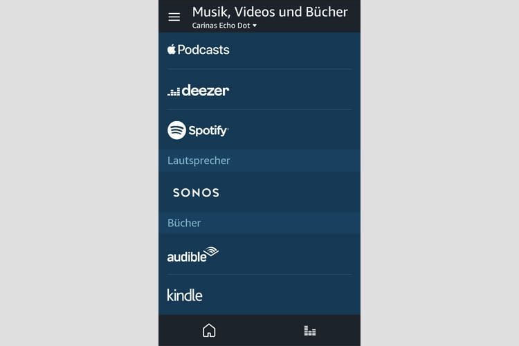 Audible e Spotify sono solo due dei fornitori di podcast che Alexa può riprodurre in streaming.