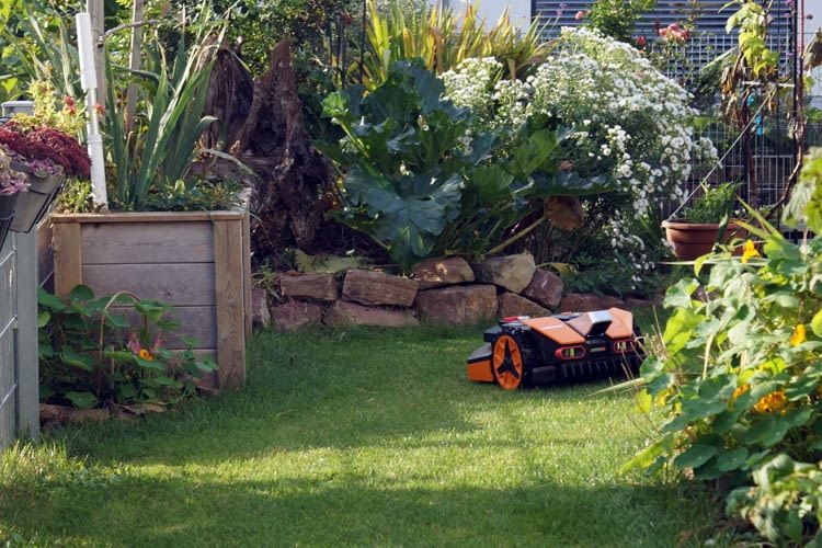 Selbst für Mini-Gärten gibt es passende Rasenroboter-Modelle
