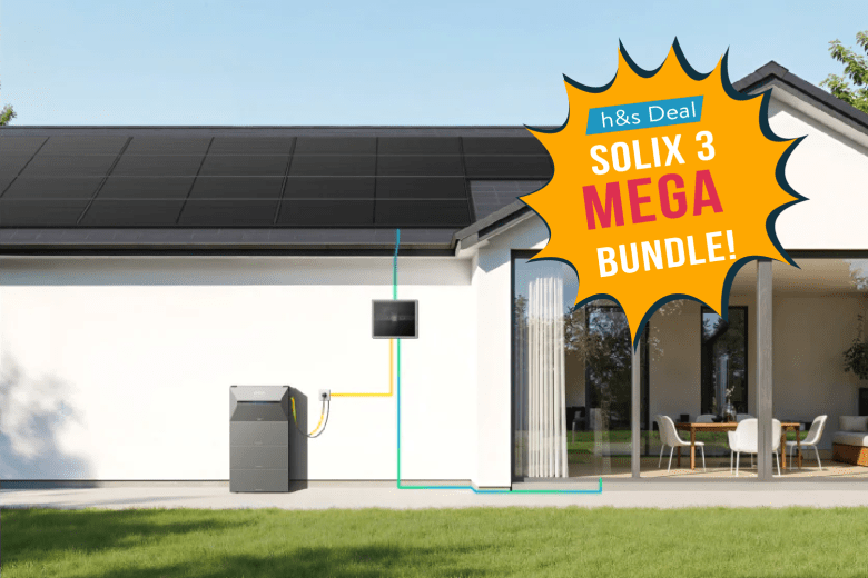 Bei AC TEC Gibt es drei hammerstarke Balkonkraftwerke mit der Anker Solix 3 Solarbank zum ganz kleinen Preis
