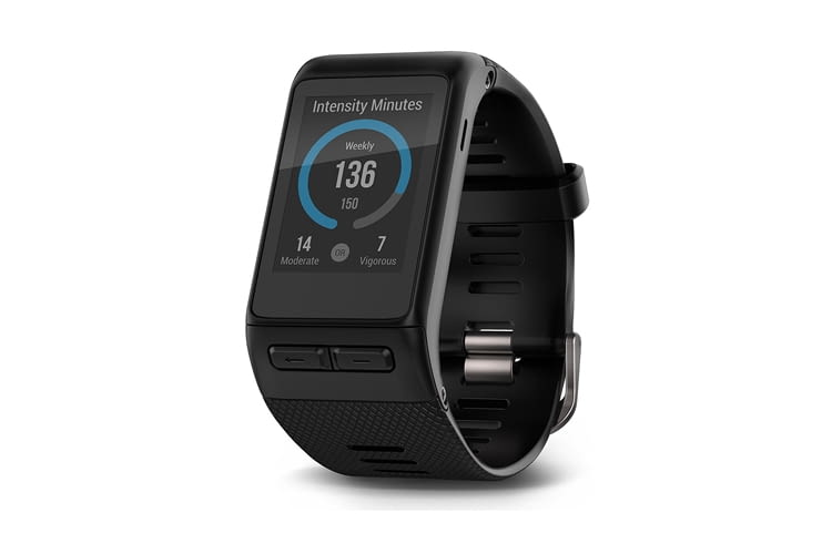 Garmin vívoactive HR synchronisiert sich regelmäßig automatisch mit der kostenlosen Garmin Connect App