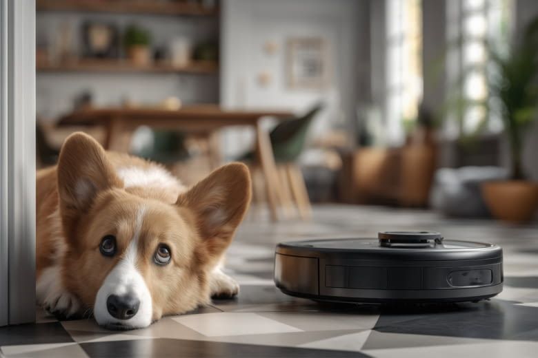 Mit einem Saugroboter lassen sich meist auch Tierhaare m&uuml;helos entfernen