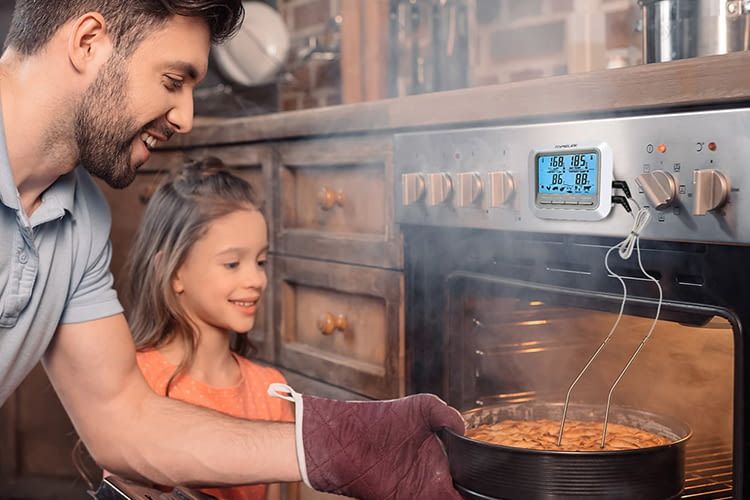 Grillthermometer können auch beim backen verwendet werden