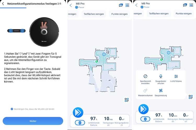 Mit der richtigen App ist die Roboter-Bedienung sehr komfortabel