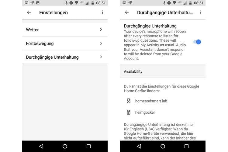 Google Assistant Update Sprachbefehle Ohne Hey Google