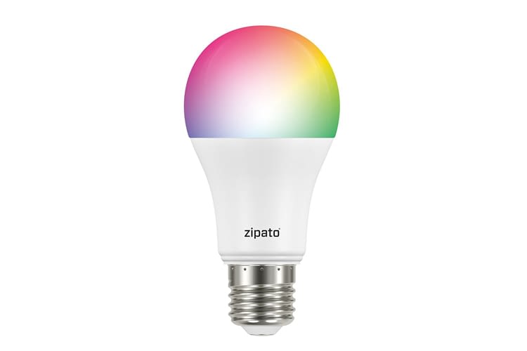 Die Zipato Bulb 2 gibt die Farbkanäle Rot, Blau, Grün, Warmweiß und Kaltweiß wieder