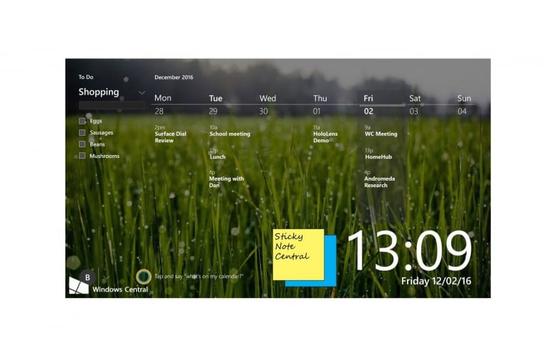 Entwurf für Home Hub Benutzeroberfläche