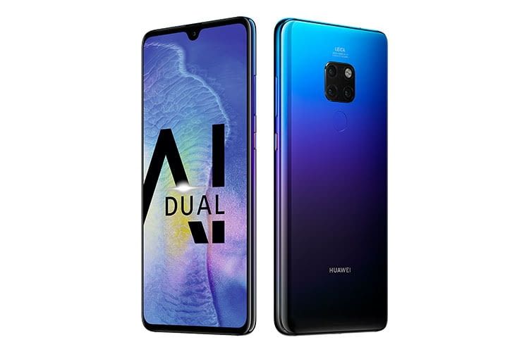 Das HUAWEI Mate20 Pro Handy bietet Platz für zwei Sim-Karten