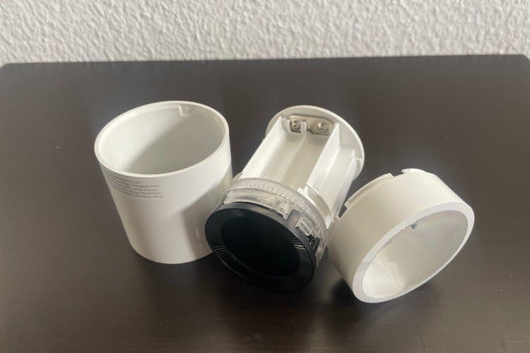 Das E1 lässt sich leicht auseinanderbauen und leicht wieder zusammenstecken