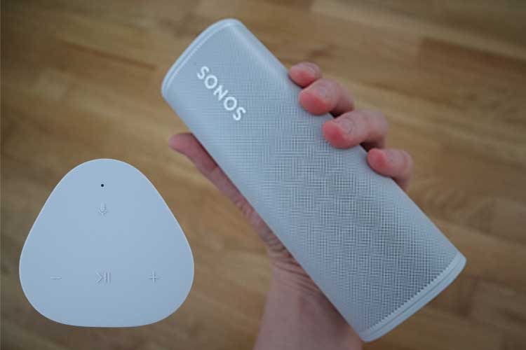 Aufgrund des Designs liegt der robuste Sonos Roam gut in der Hand