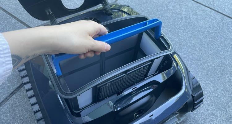 Der Filterkorb bietet großzügige 2 Liter Kapazität