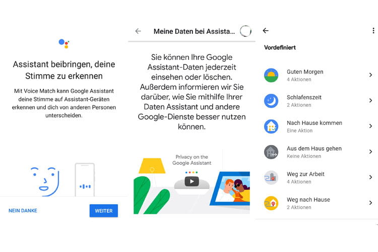 Die Google Home App verfügt über zahlreiche Anpassungsmöglichkeiten durch die Nutzerstimme, Datensicherheit und Google Abläufe