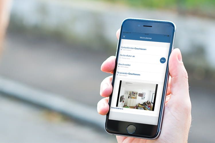 Mit der ABUS-App sind alle Sicherheitskomponenten zentral steuerbar
