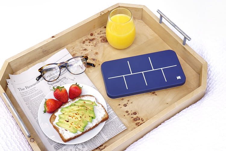 ElliGrid uses LEDs to indicate whether tablets are currently required