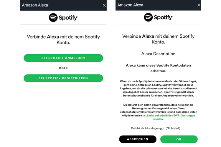 Spotify Premium-Konto mit Alexa verbinden