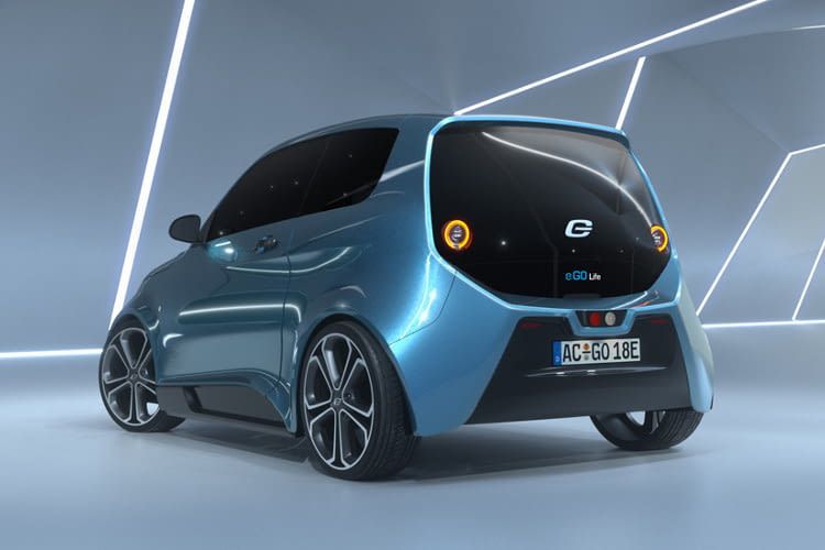 Das Elektroauto e.GO Life ist als ein sportlicher und sparsamer Stadtflitzer konzipiert.