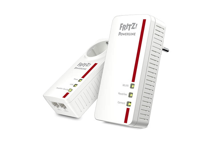 AVM FRITZ!Powerline 1260E Set: buona velocità, ma il dispositivo WLAN Powerline ha solo 1 connessione Gigabit e nessuna presa di corrente