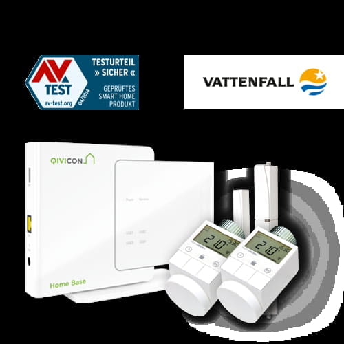 Vattenfall Qivicon HomeBase pacchetto di riscaldamento per la casa intelligente